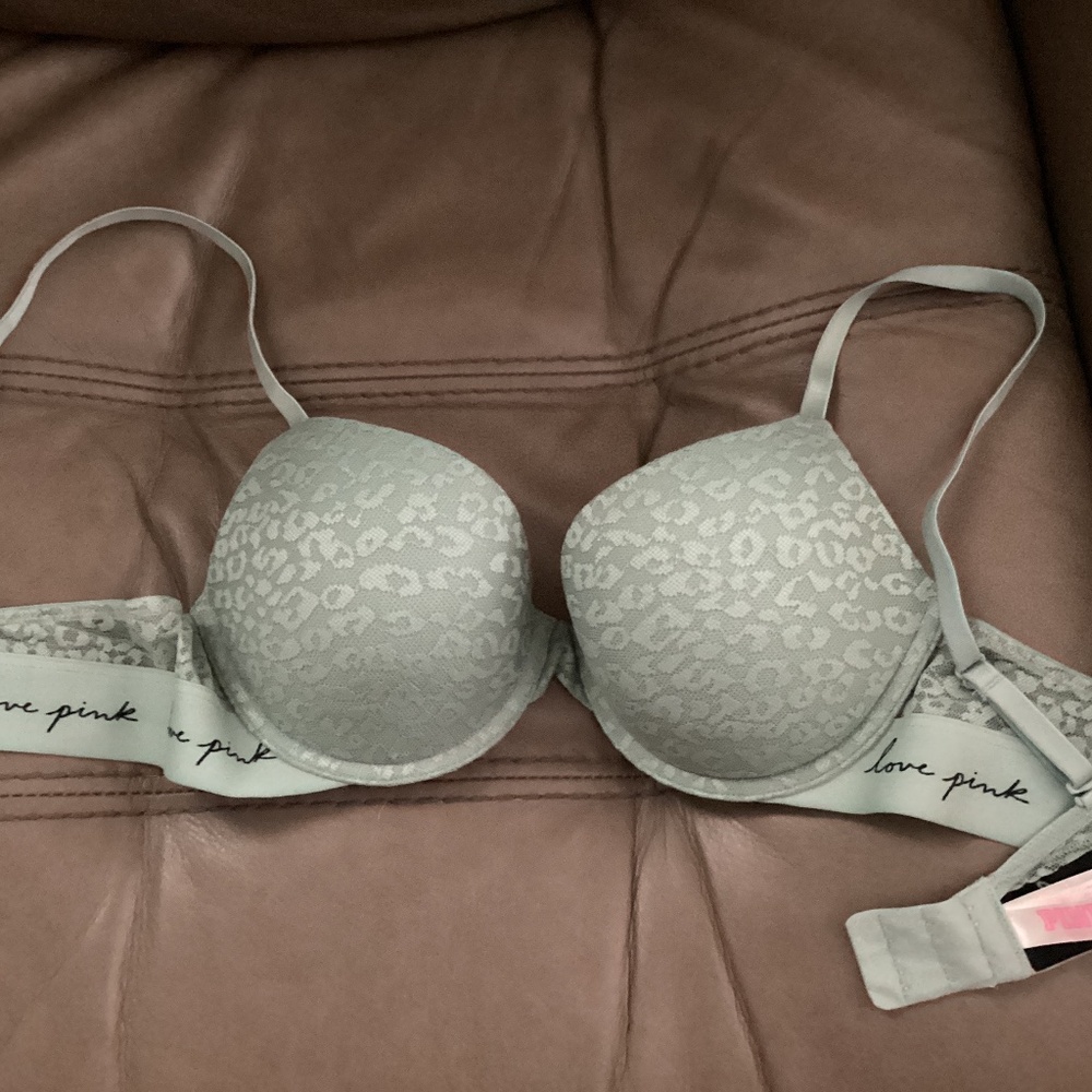 Pink bra